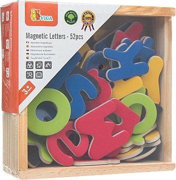 

Набор для обучения "Магнитные буквы", 52 шт. - Viga Toys (20-866647)