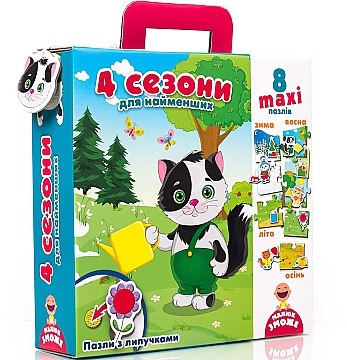

Пазлы с липучками "4 сезона", укр. - Vladi Toys (20-672954)