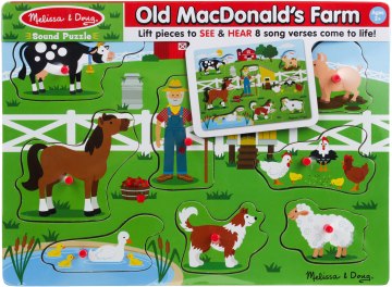 

Звуковой пазл "Ферма старого Макдональдса" - Melissa&Doug (20-451083)