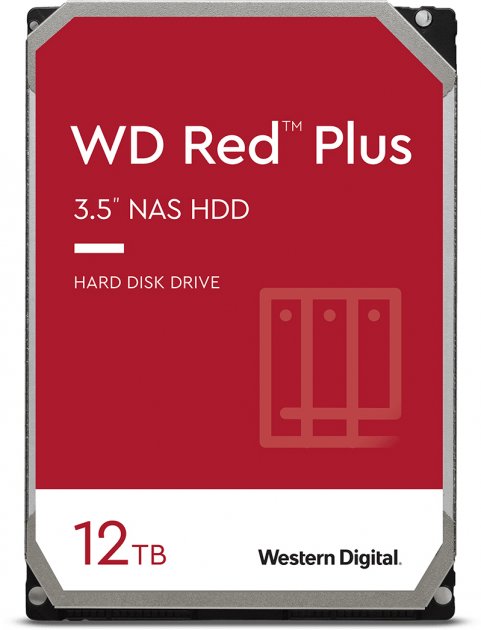 

Жесткий диск 3.5" 12Tb WD (WD120EFBX) Red Plus