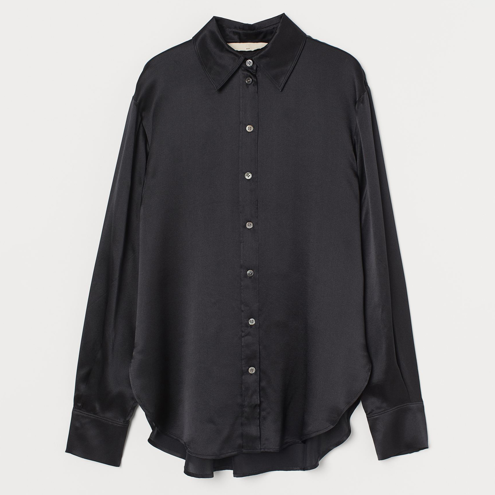 

Рубашка H&M 7877852sm 42 Черная