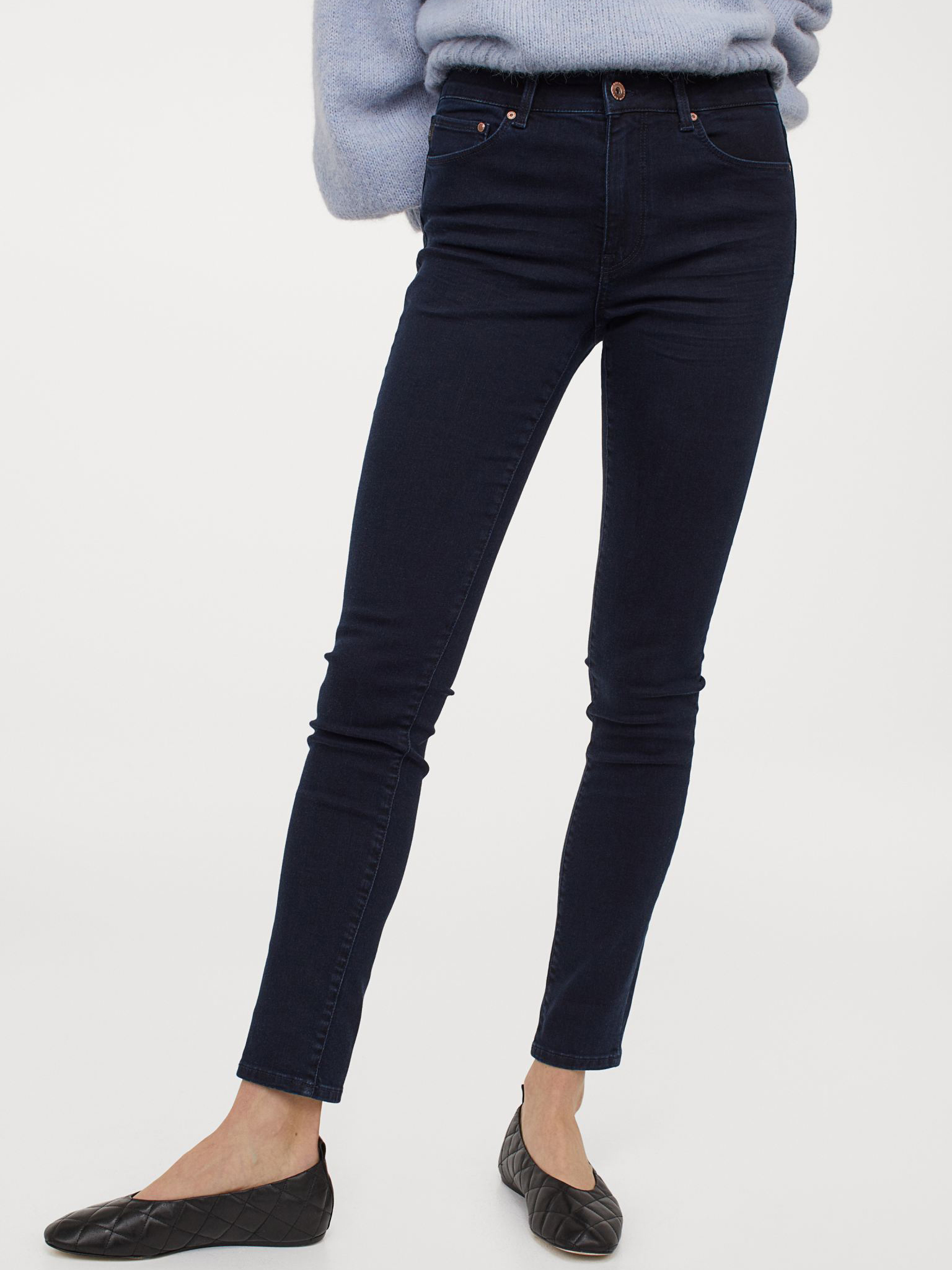 

Джинсы H&M 8811123sdm 48 Темно-синие