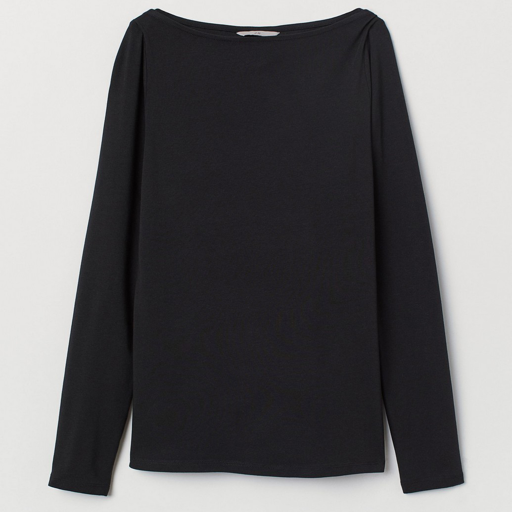 

Лонгслив H&M 9342962sm  Черный, Лонгслив H&M 9342962sm L Черный