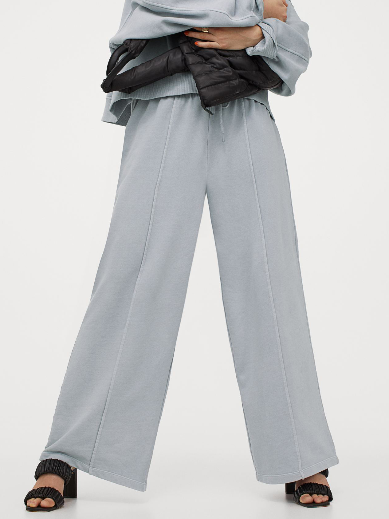 

Брюки H&M 9635713sm S Серые с голубым