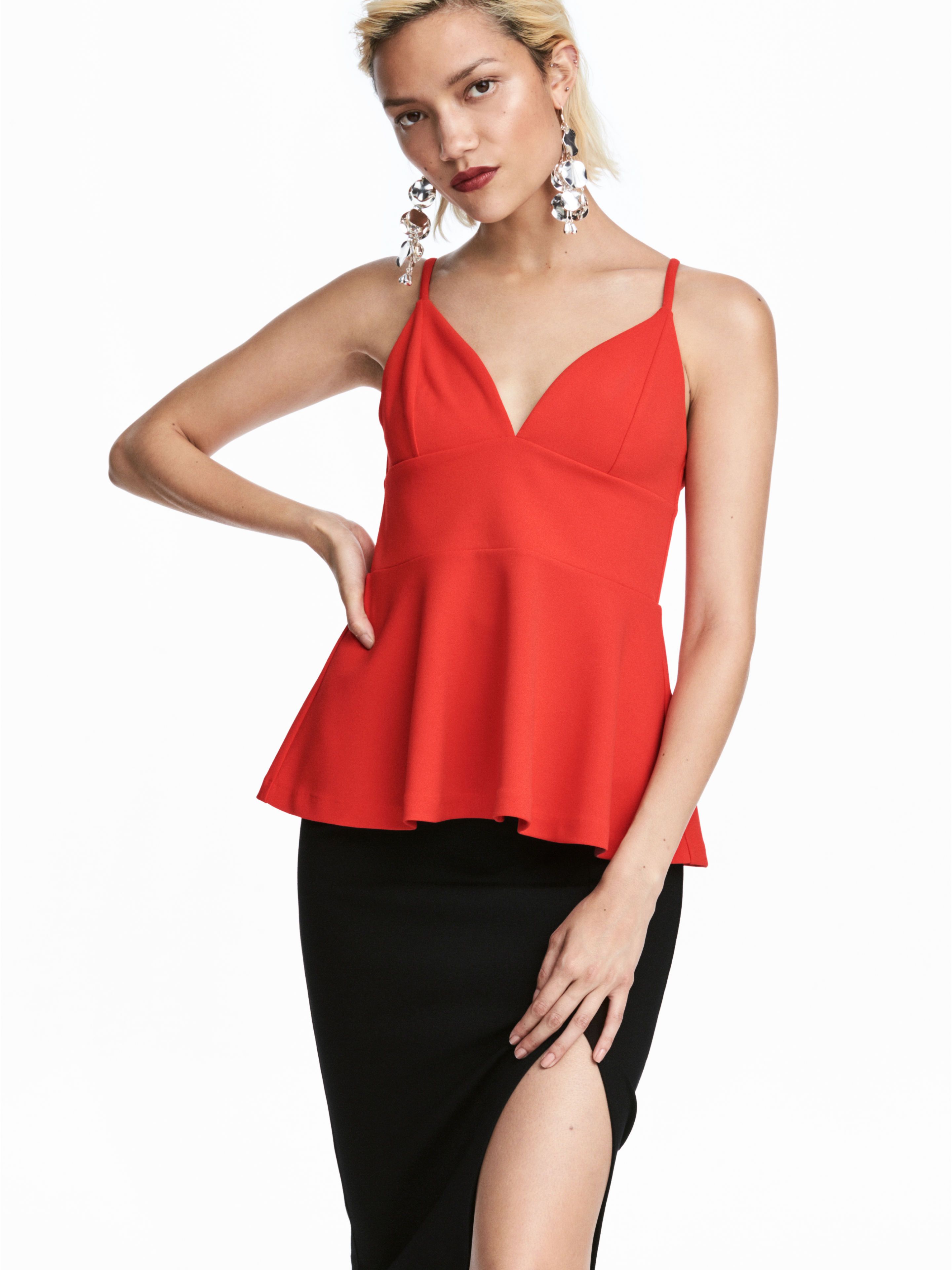 

Топ H&M 5428106-ACVF 40 Красный