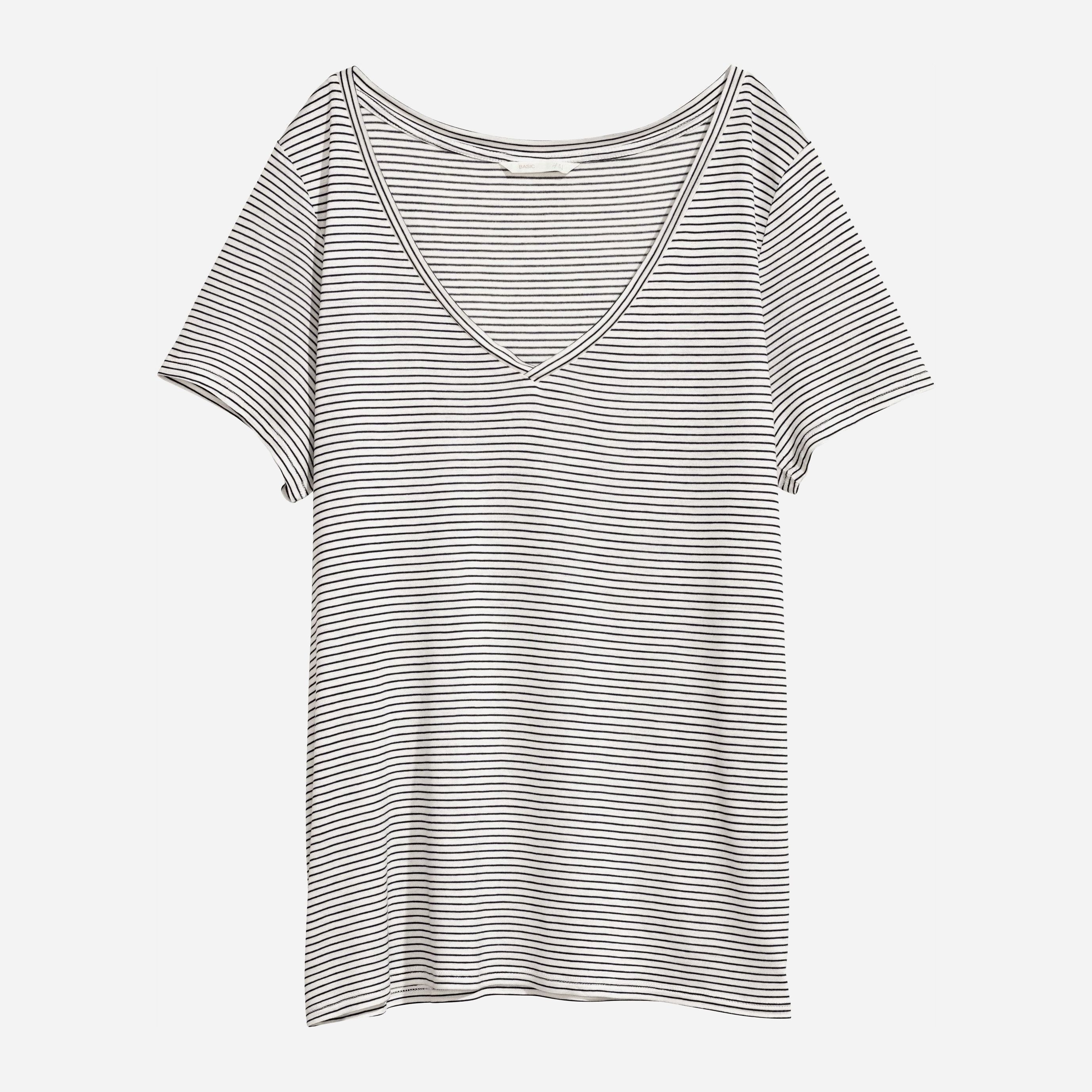 

Футболка H&M 5681377-ACSP M Белая с черным