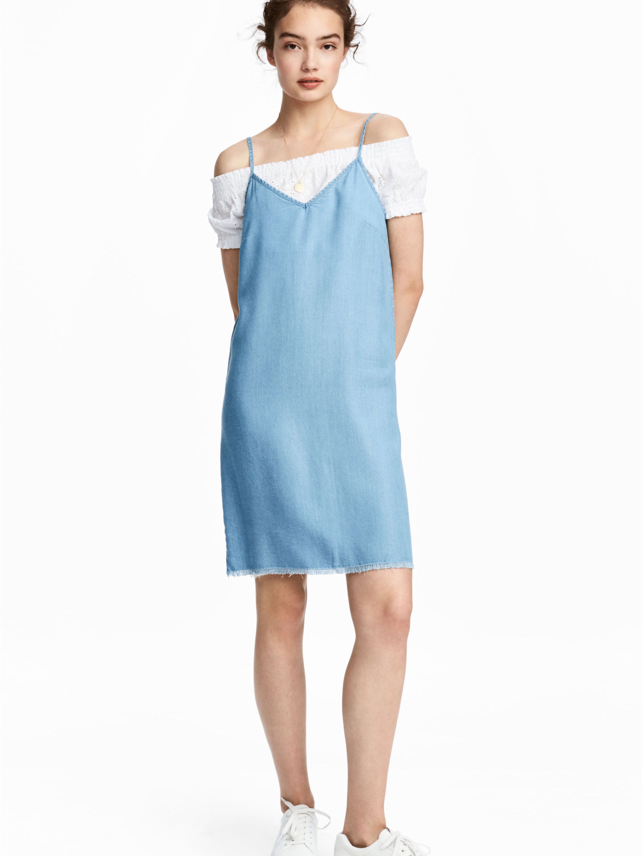 

Сарафан джинсовый H&M 5167806-ACUP 44 Голубой