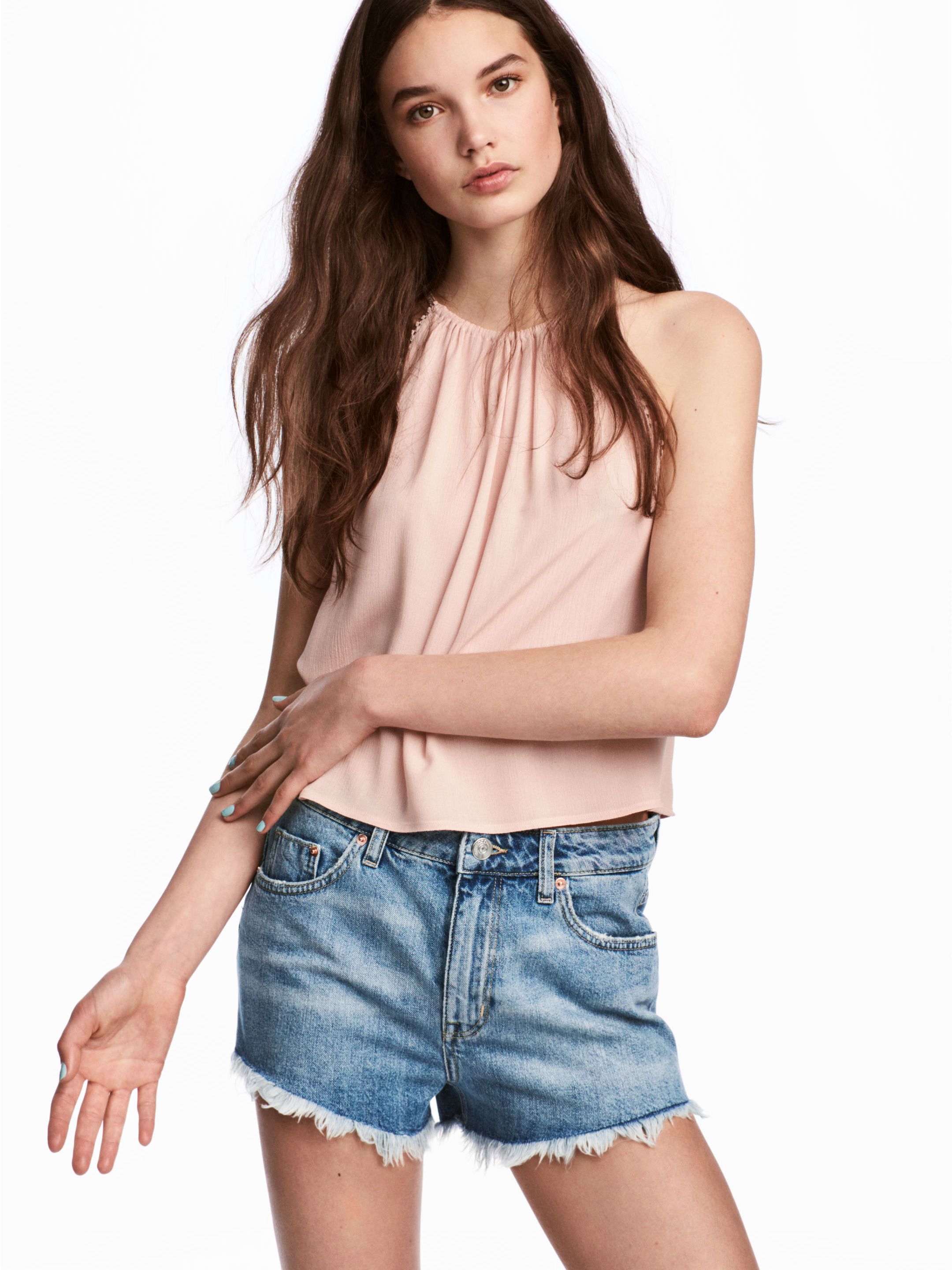 

Топ H&M 5215116-ACWG 42 Розовый