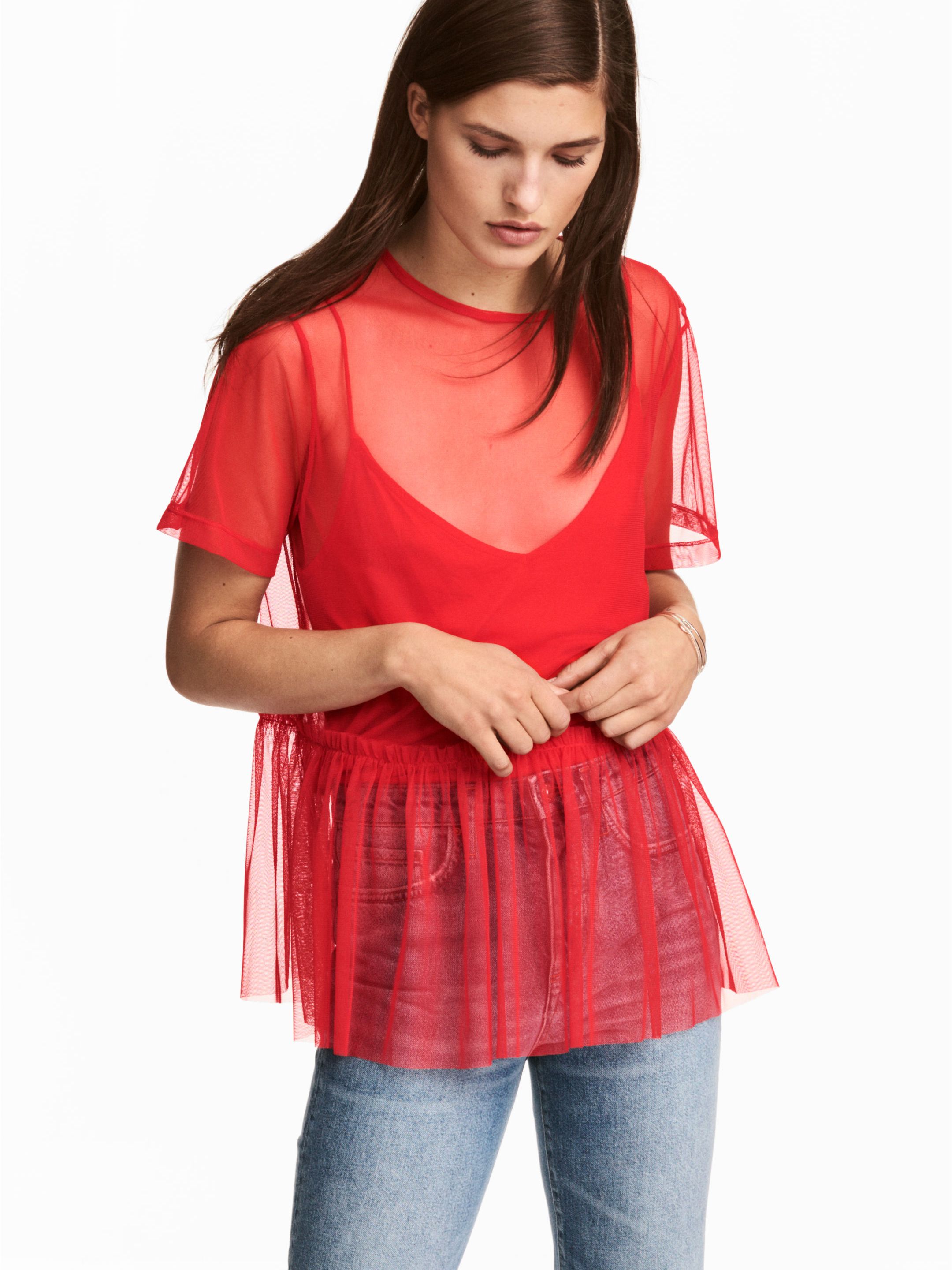 

Блузка H&M 5516495-ACVF XS Красная