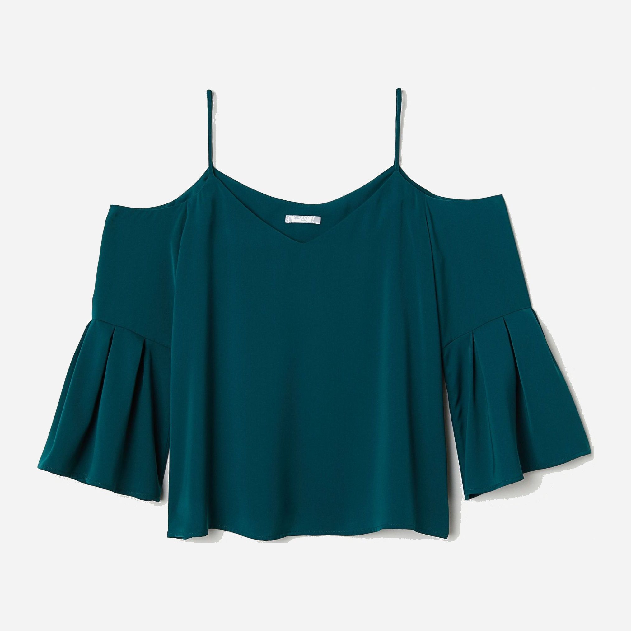 

Топ H&M 6206257-ACXO 38 Темно-зеленый