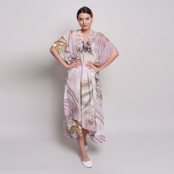 

Платье NADEZDINA SANDRA  серо-розовое 8501528, Платье NADEZDINA SANDRA 46 серо-розовое 8501528-46