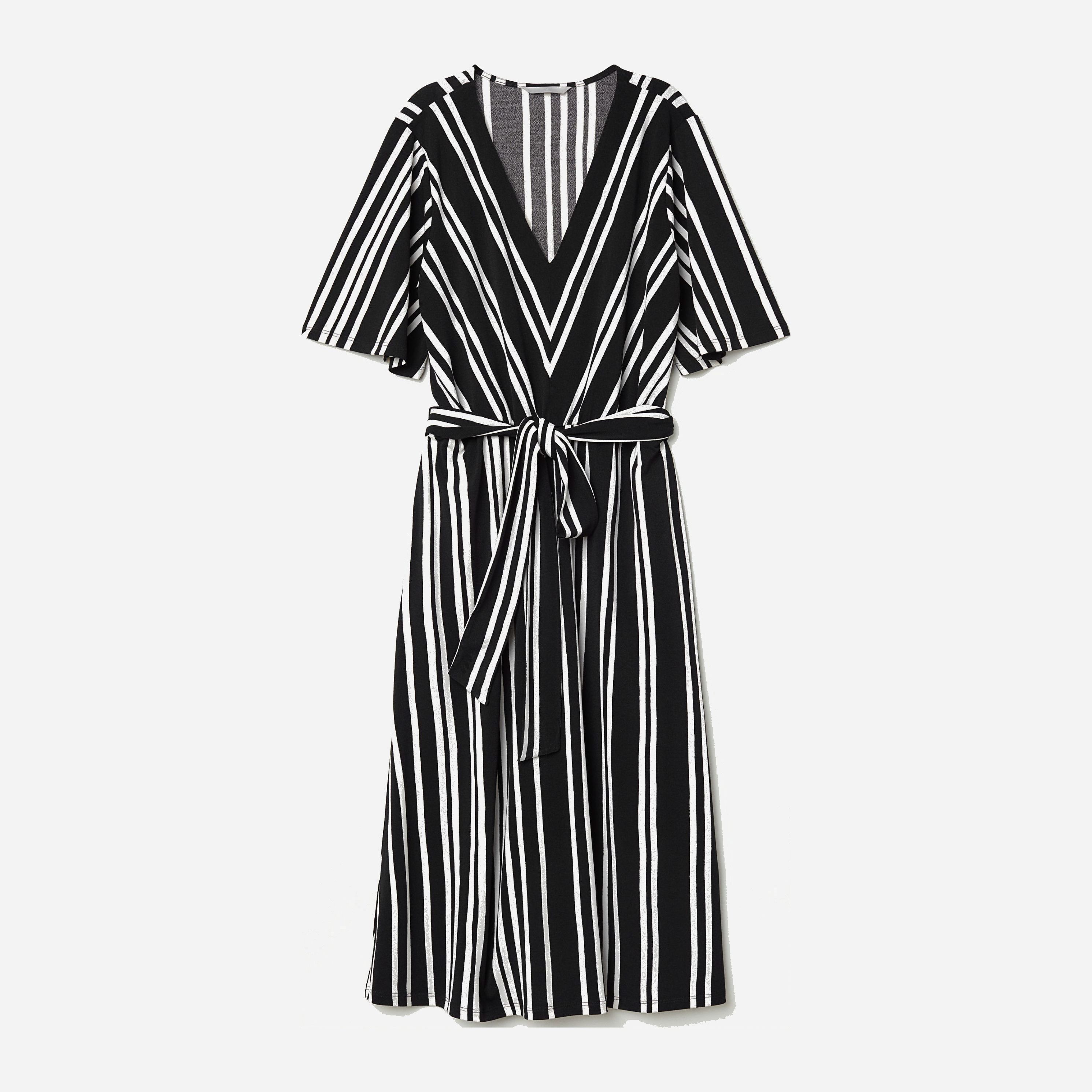 

Платье H&M 6184767-AAMY S Черное с белым