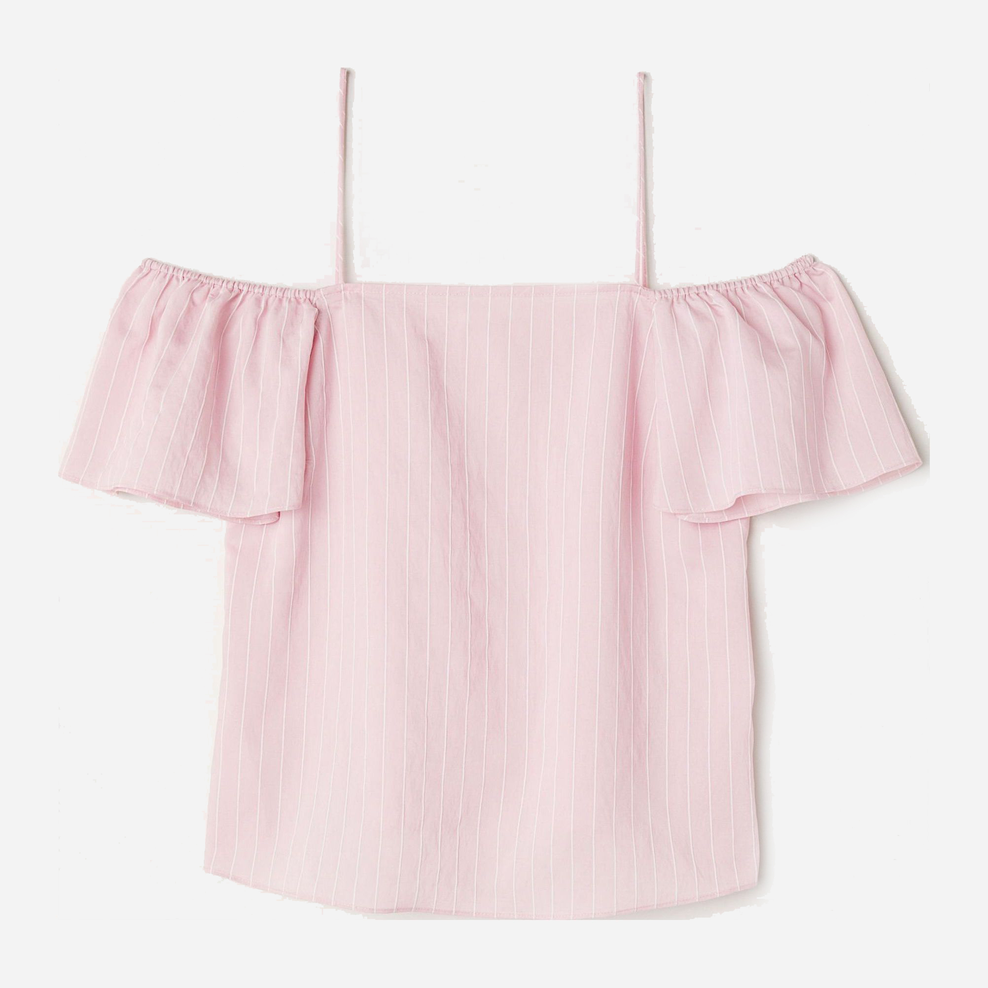 

Топ H&M 6566557-AAVD 38 Розовый с белым