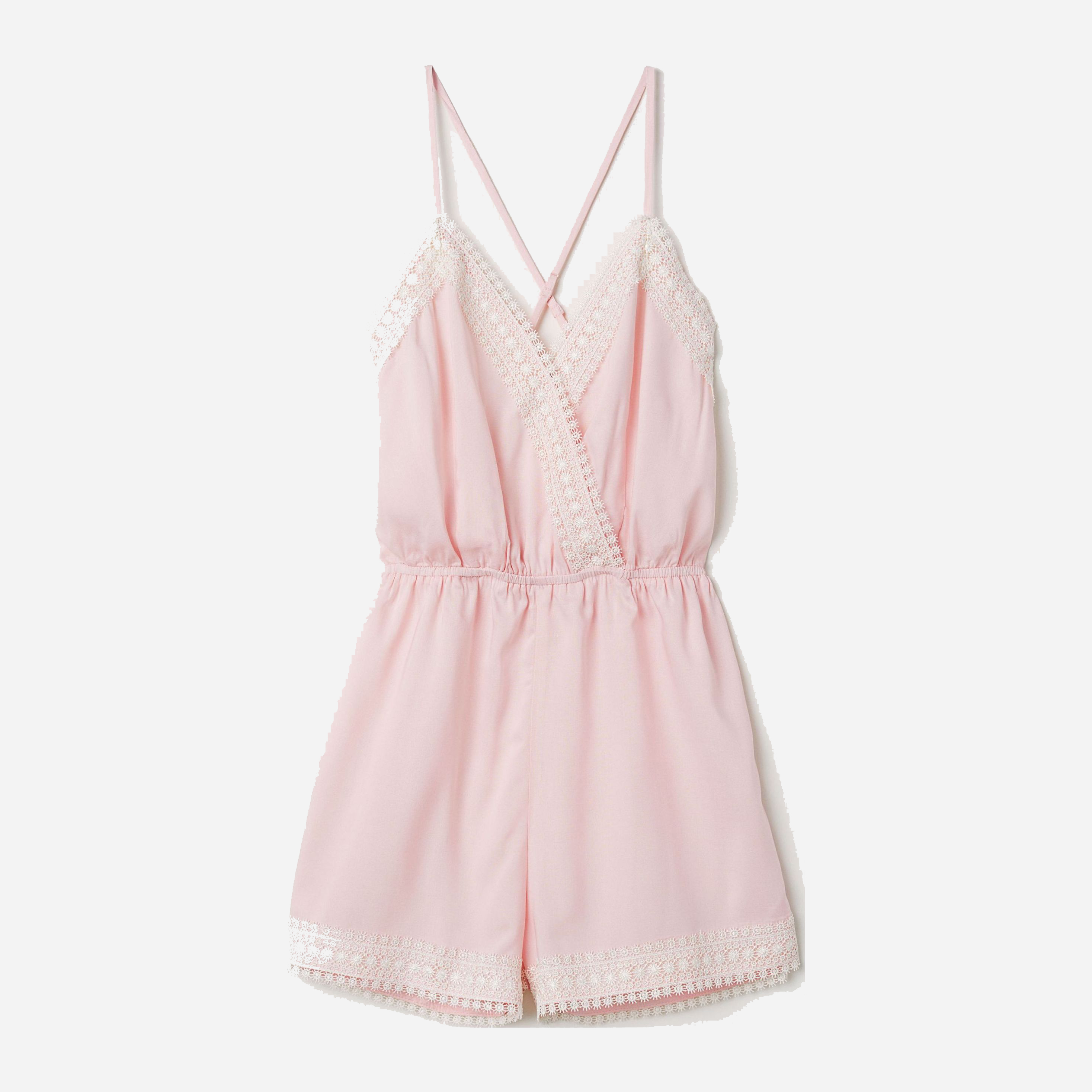 

Комбинезон H&M 6401538-ABEK 32 Розовый с белым