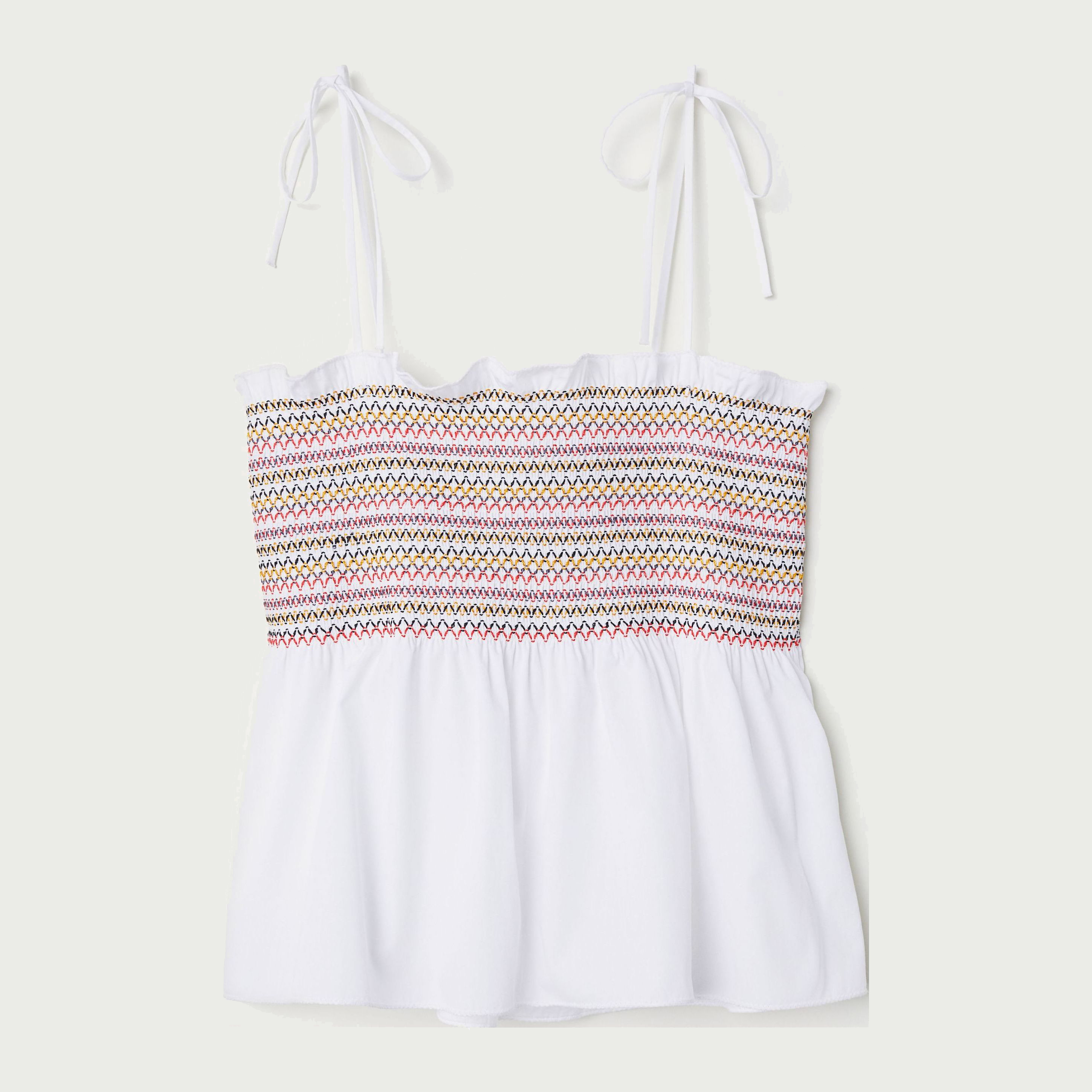 

Топ H&M 6522057-ADAY 44 Белый с разноцветным
