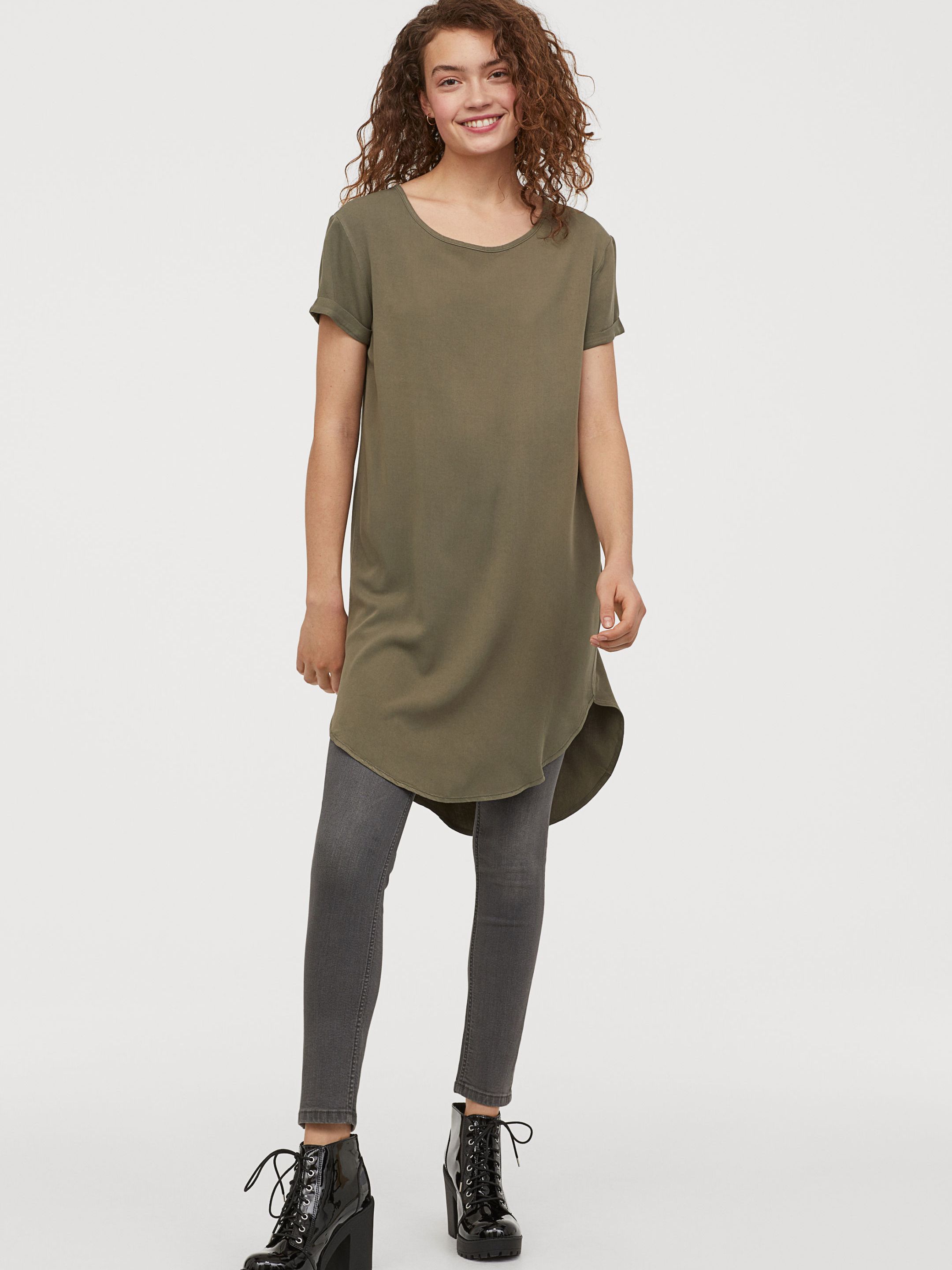 

Туника H&M 4010448-ACYC 40 Хаки