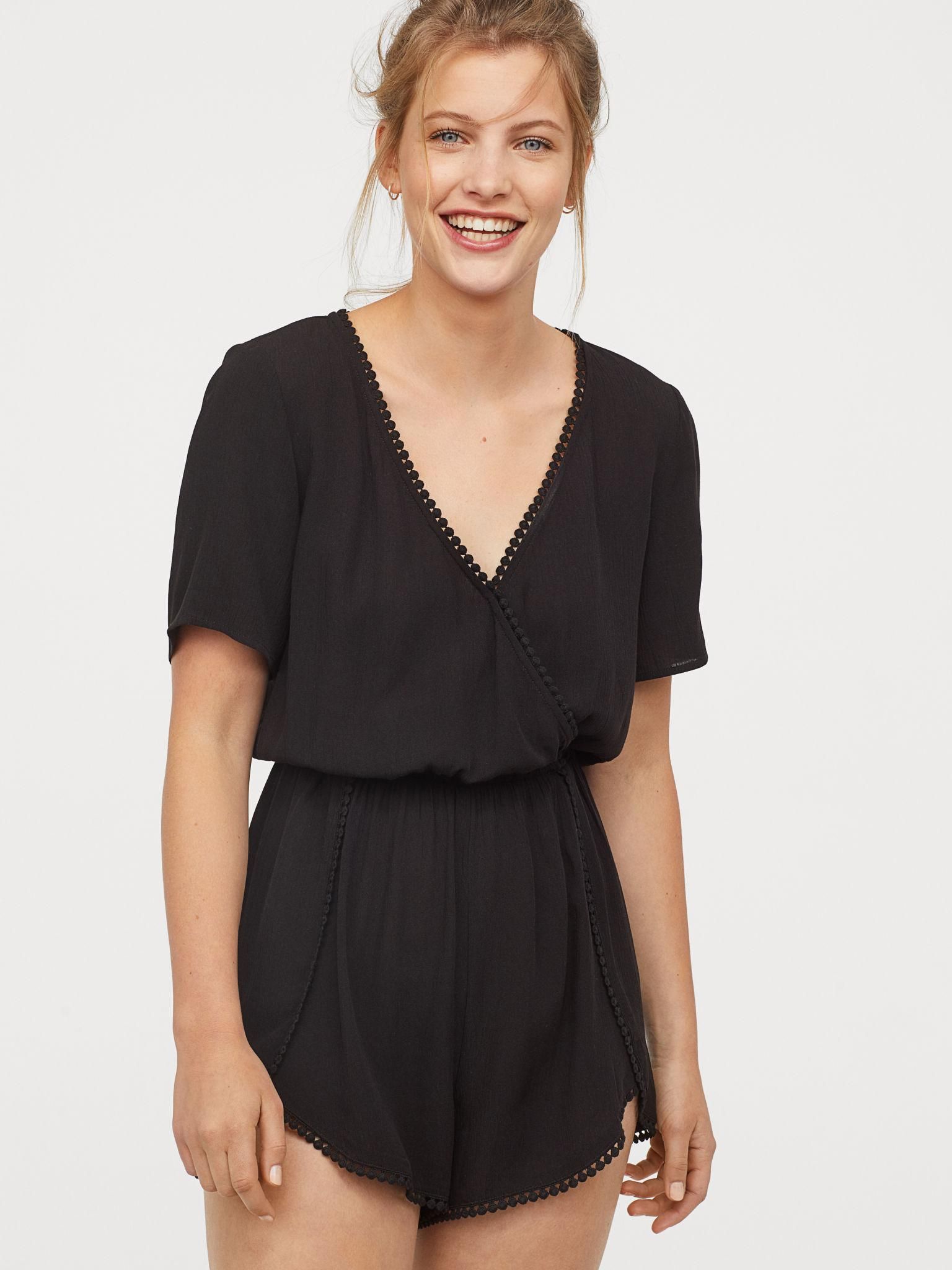 

Комбинезон H&M 7276119-AAAD 36 Черный