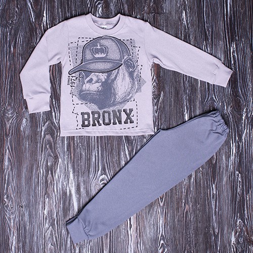 

Пижама Дрёма Bronx 110-116 см Серая