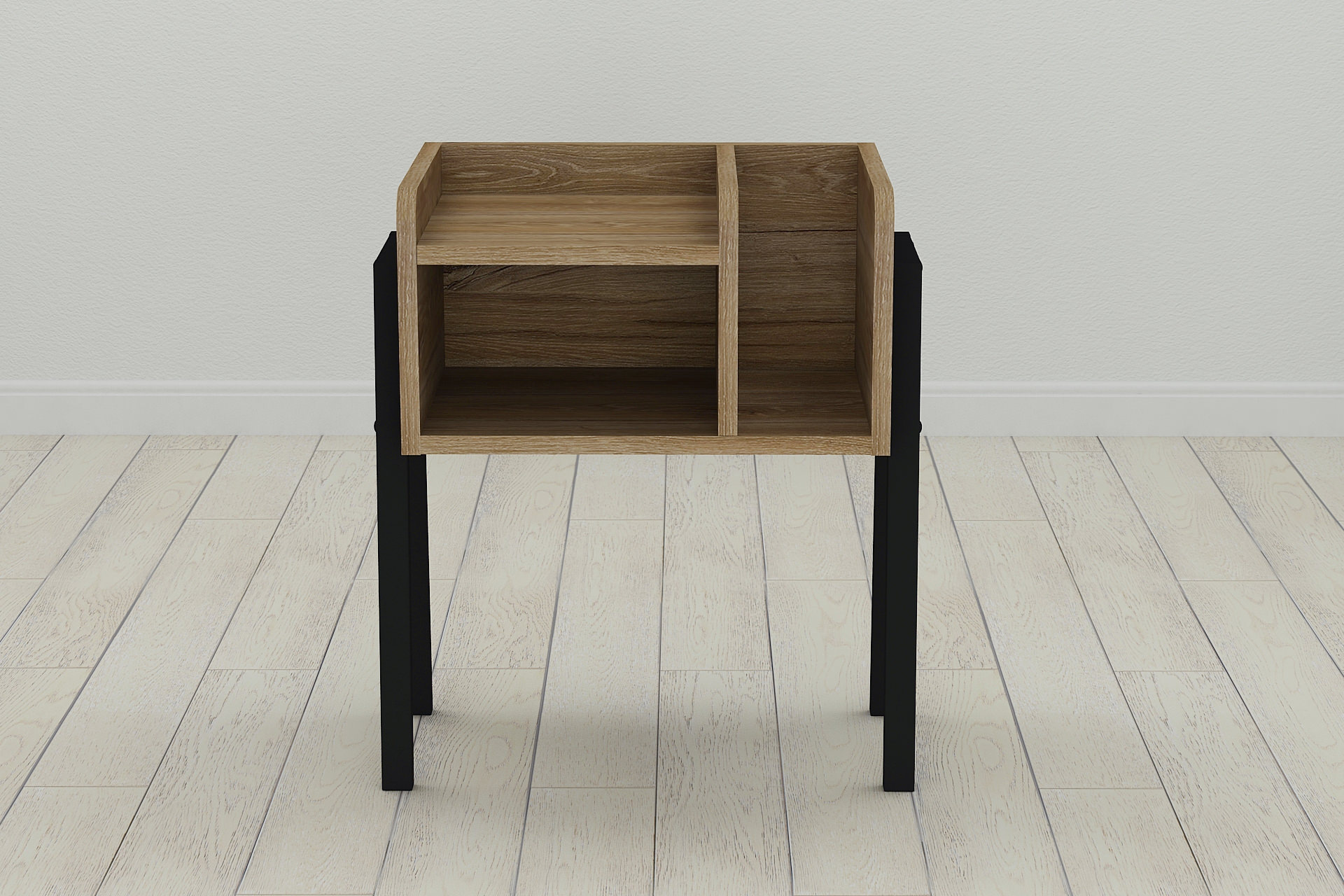 

Тумба модульная Ferrum-decor Амели 540x450x320 металл Черный ДСП Дуб Таверна 16 мм