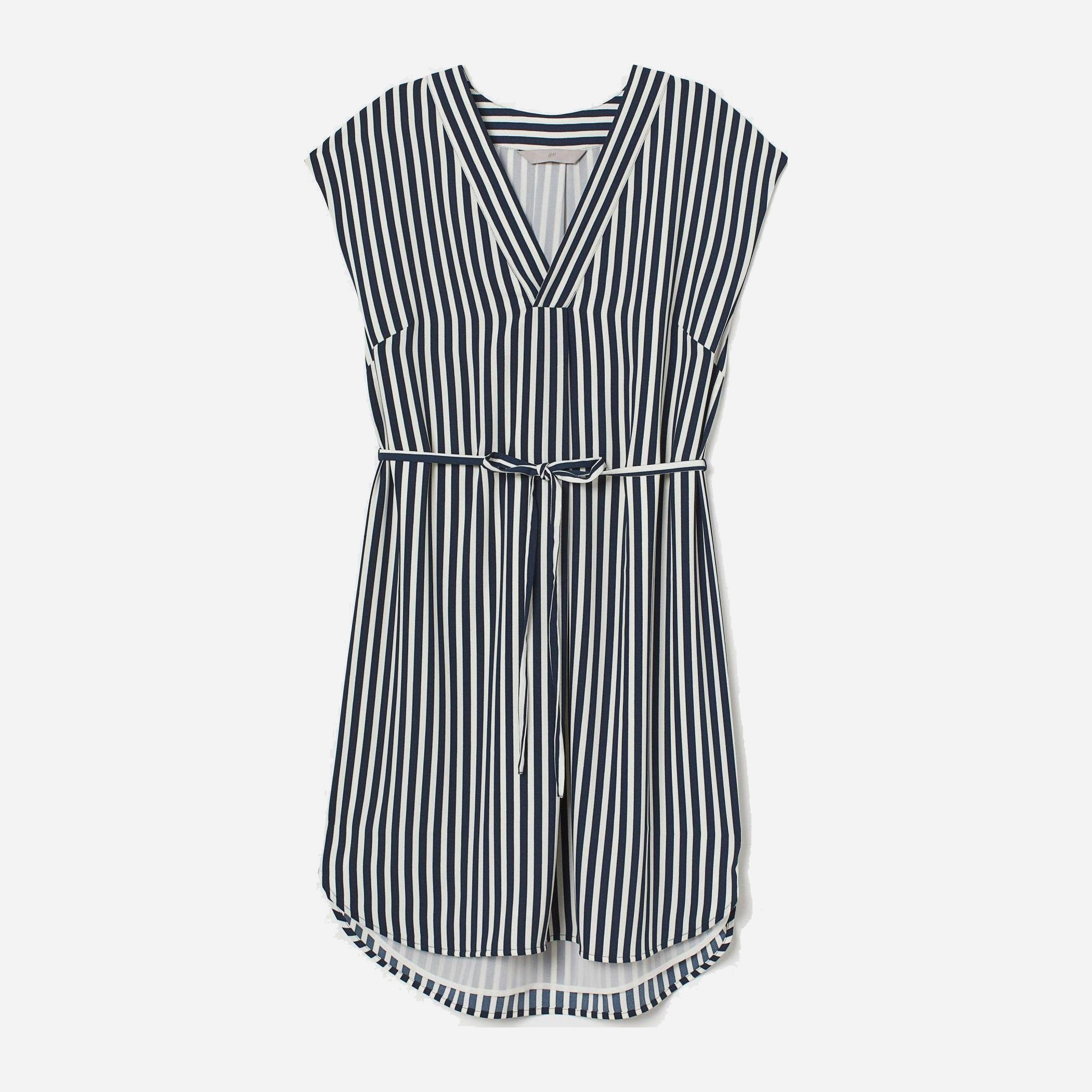 

Платье H&M 7344409-AAKA 36 Белое с синим