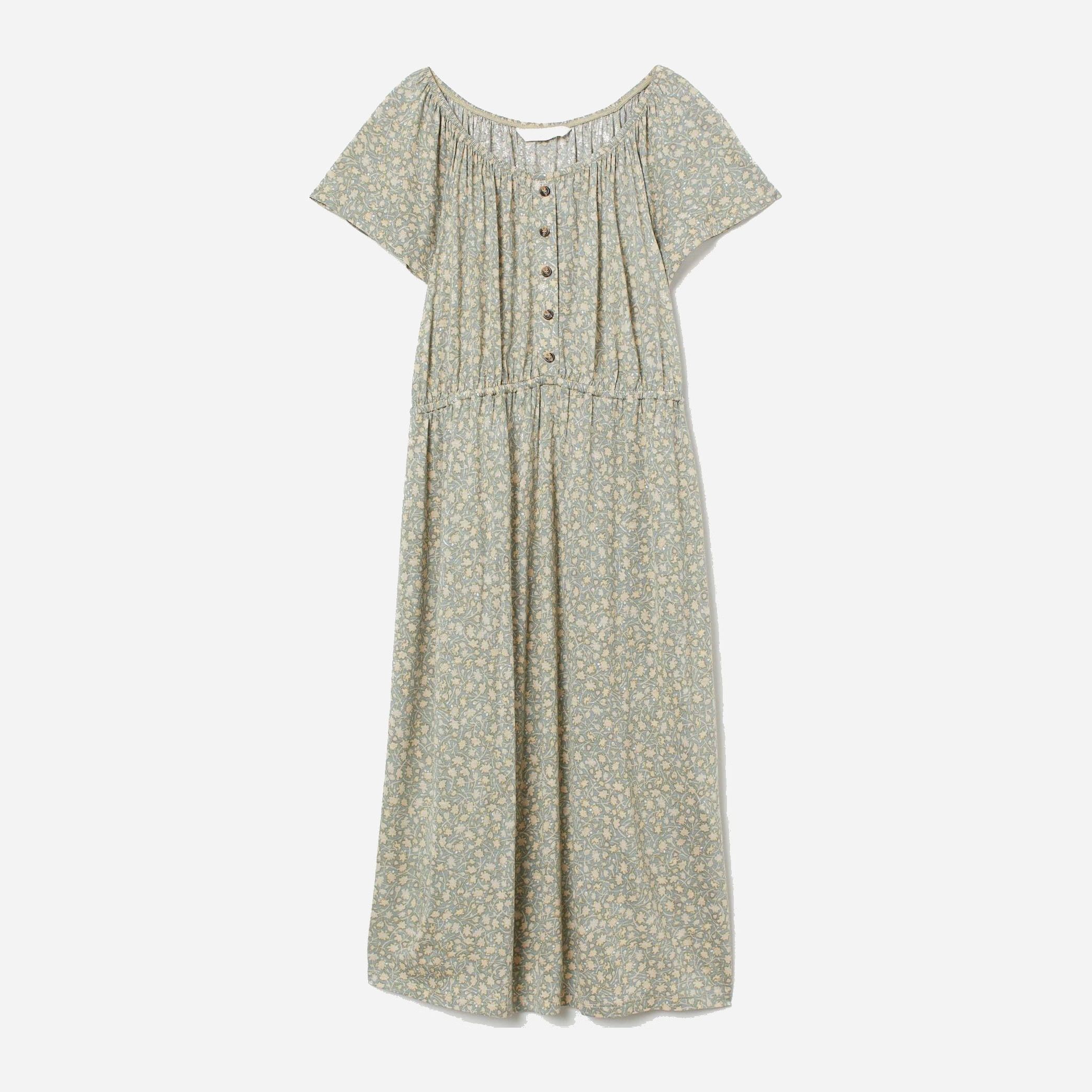 

Платье H&M 7084879-ABCH M Бледно-зеленое с разноцветным