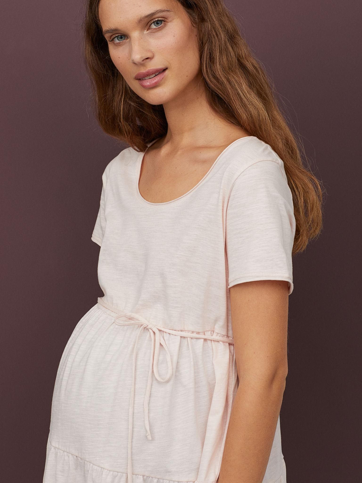 

Туника для беременных H&M 7748830-ACUH S Бледно-розовая