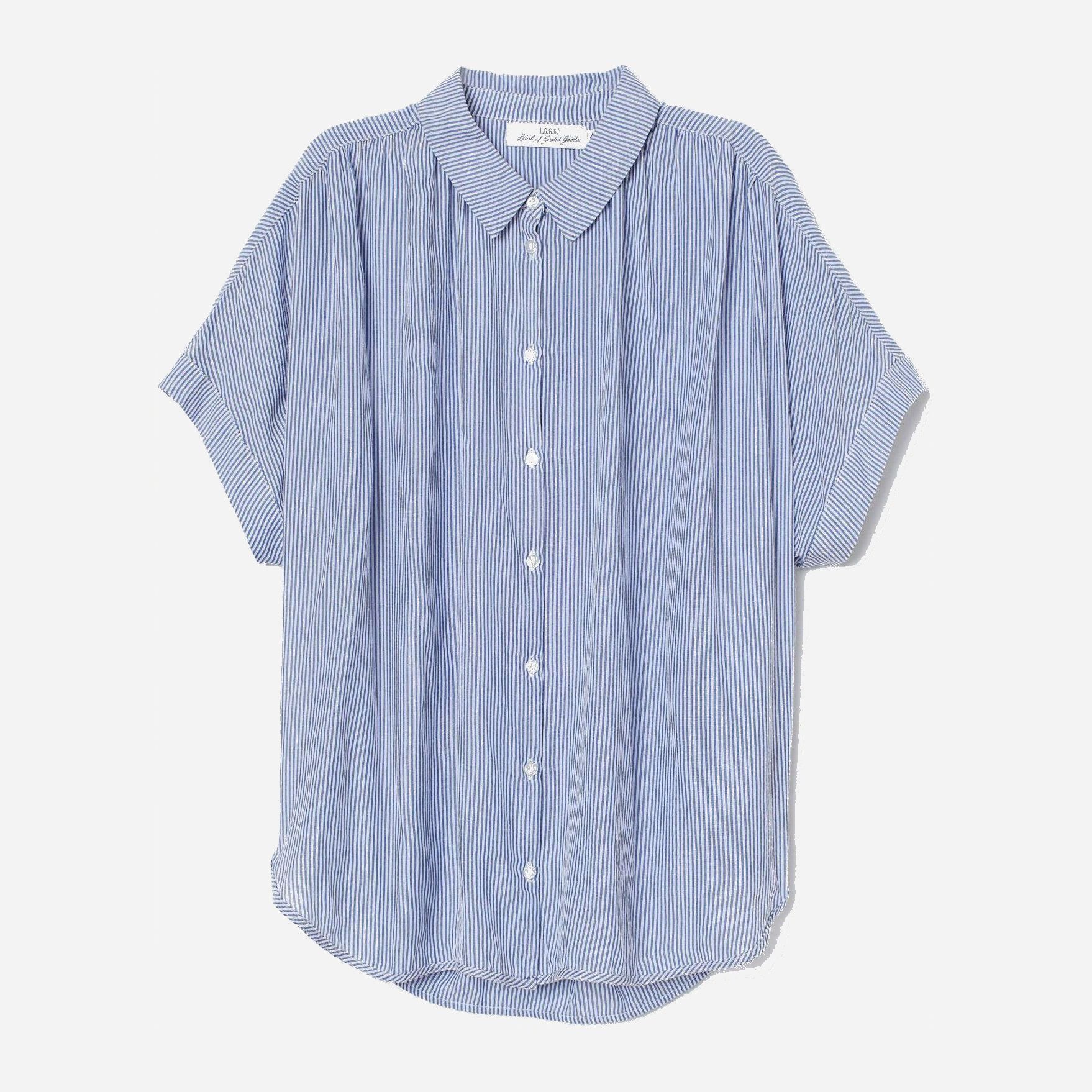 

Рубашка H&M 6965429-AARY 40 Синяя с белым