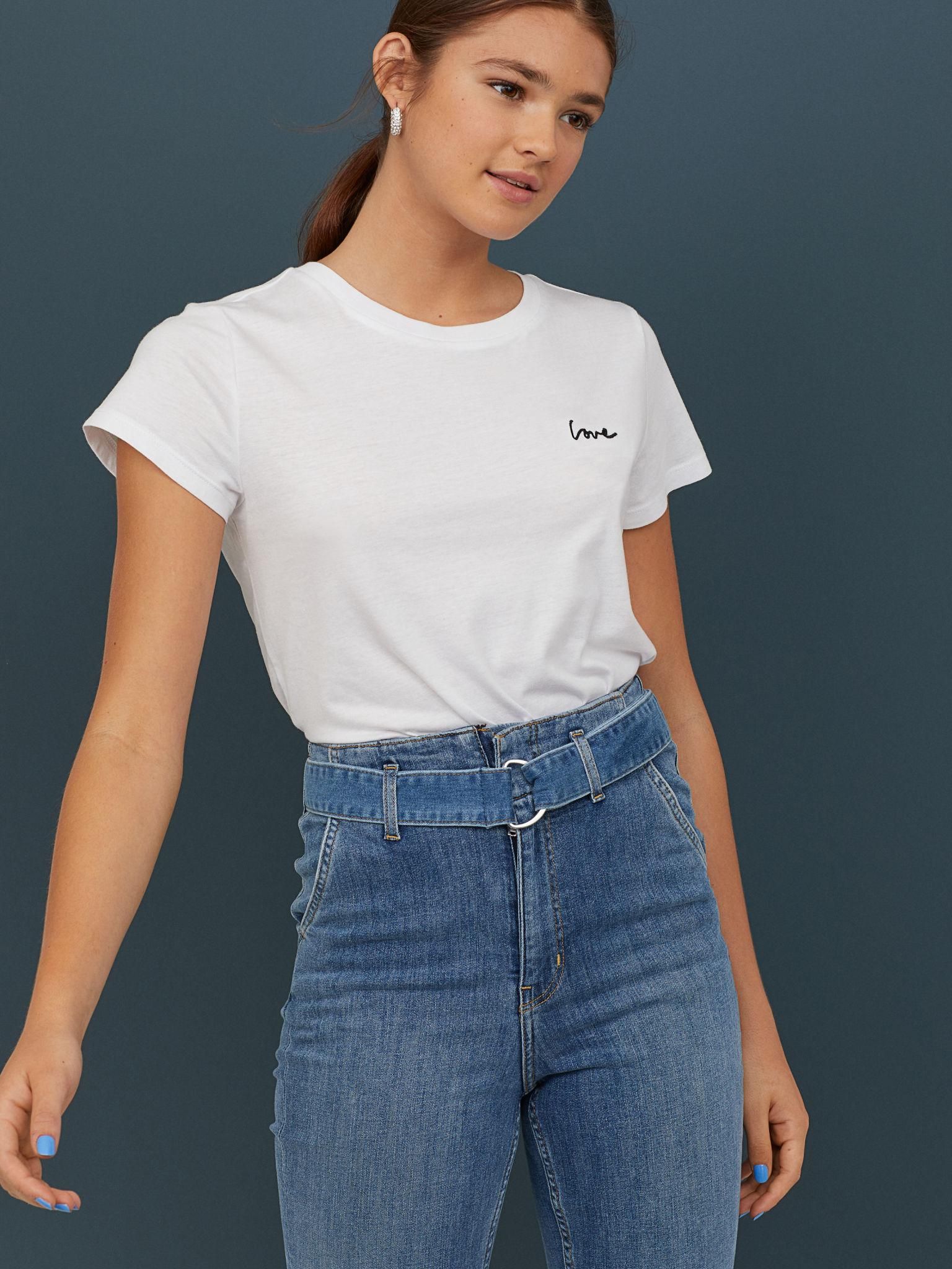 

Футболка H&M 7174900-ABAK XS Молочная