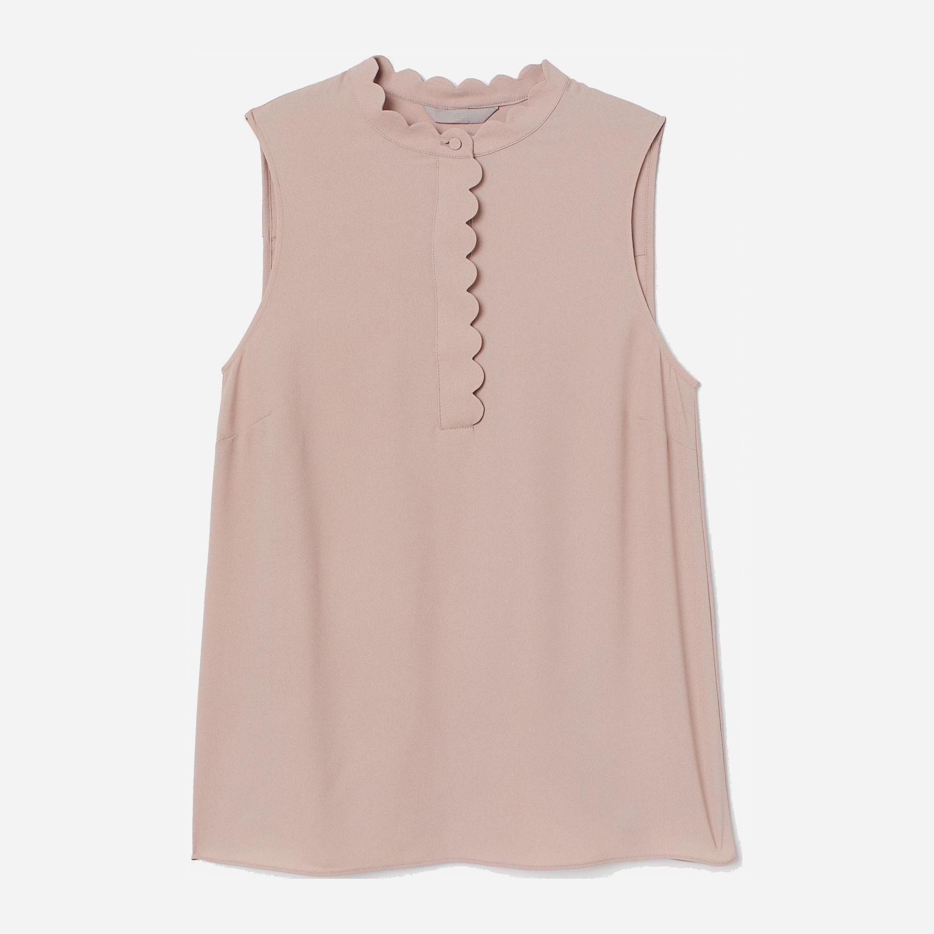 

Блузка H&M 7630370-ACUH 32 Бледно-розовая