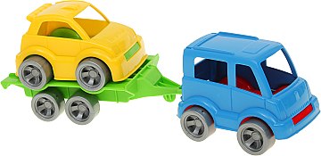 

Набор авто "Kid Cars Sport", автобус и гольф - Wader (20-680028)