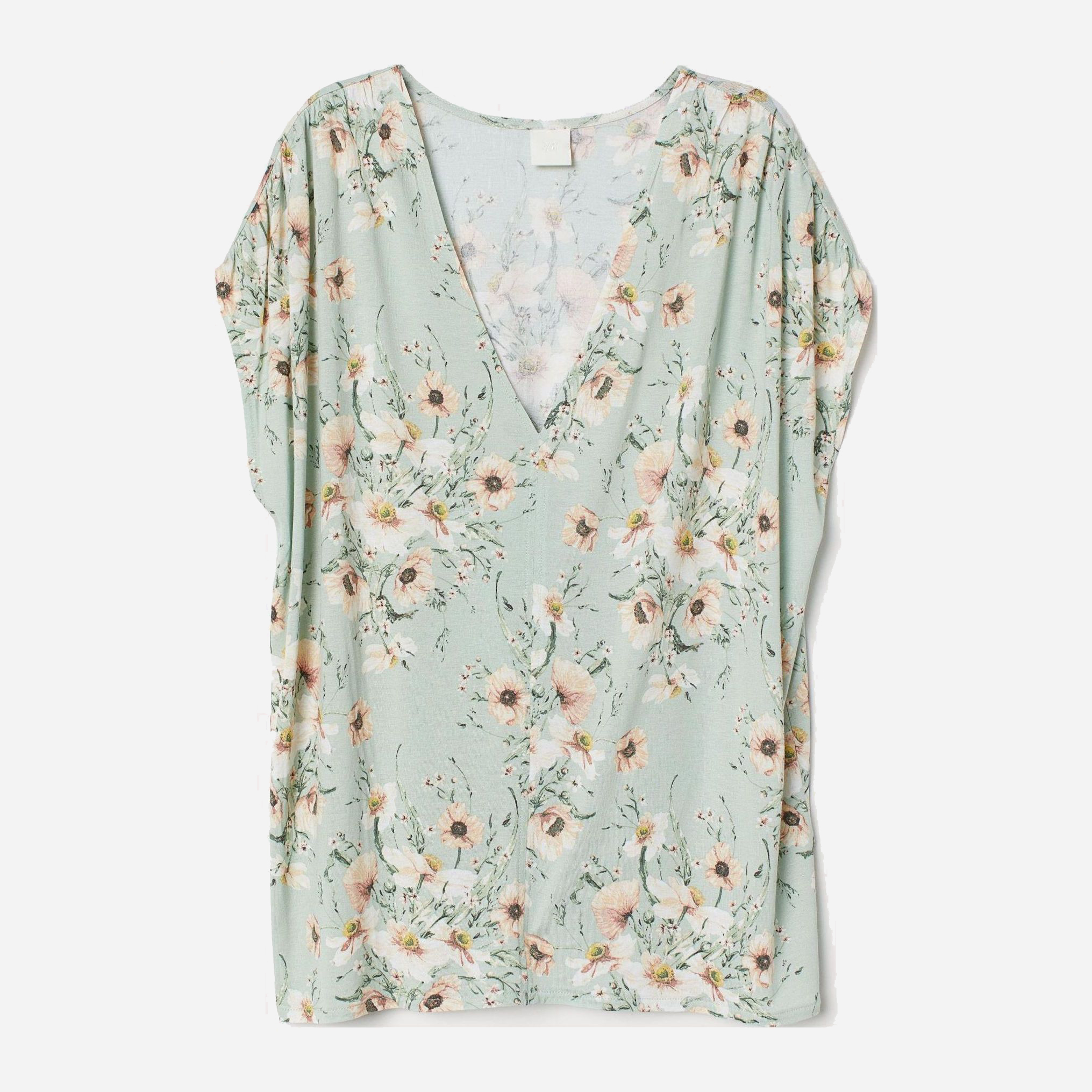 

Блузка H&M 7716829-ADCW S Мятная с разноцветным