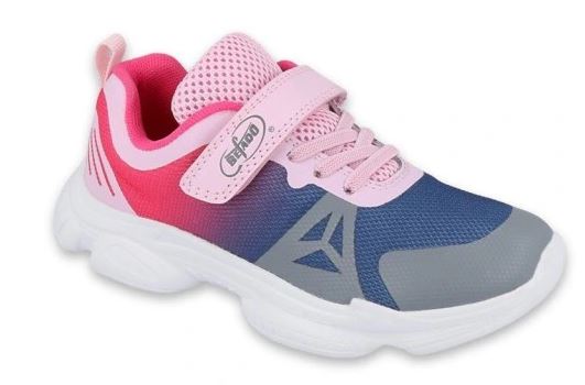 

Кросівки на липучці Befado 516x054 синьо-рожевого кольору 28