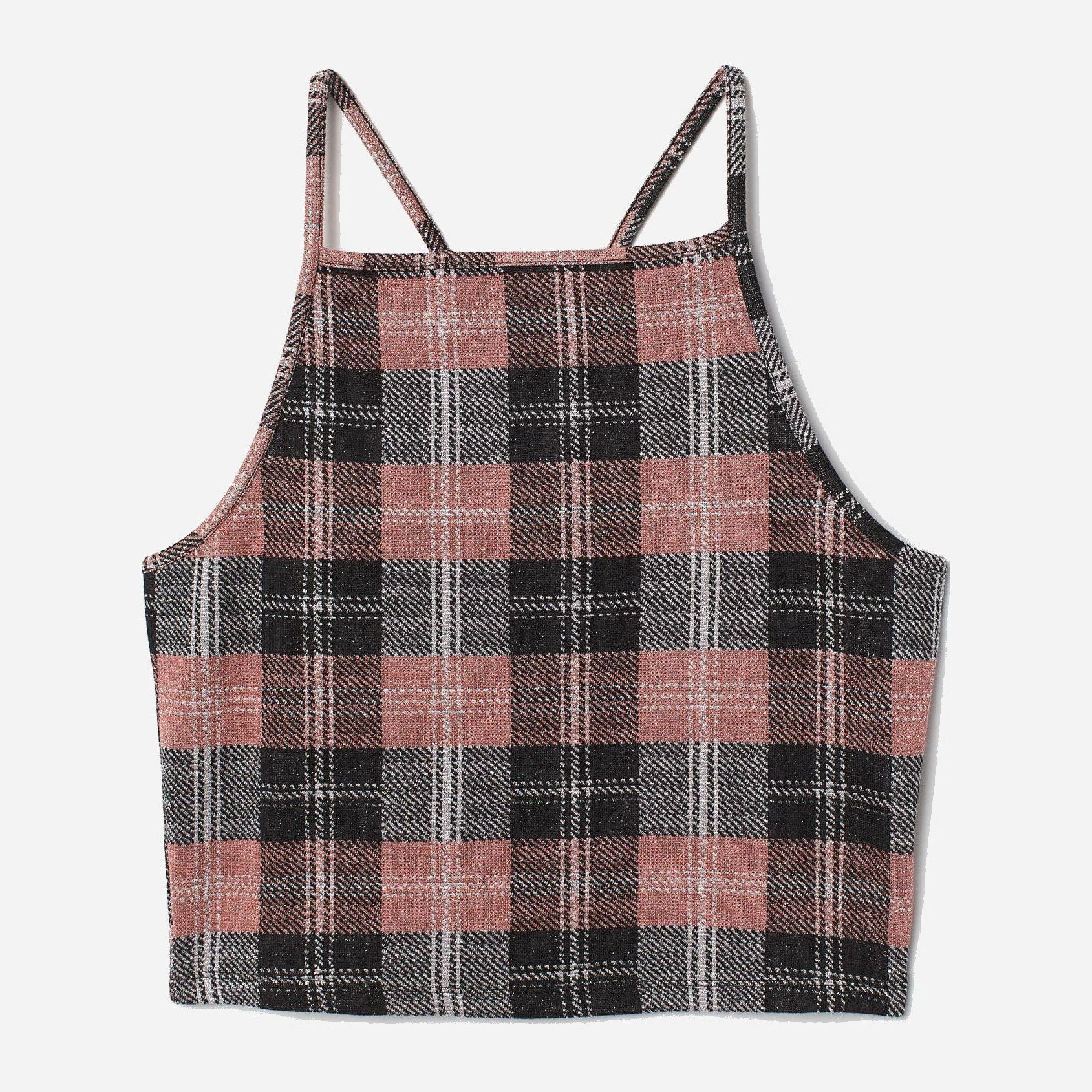 

Топ H&M 6801878-AEMU L Черный с серым и красным