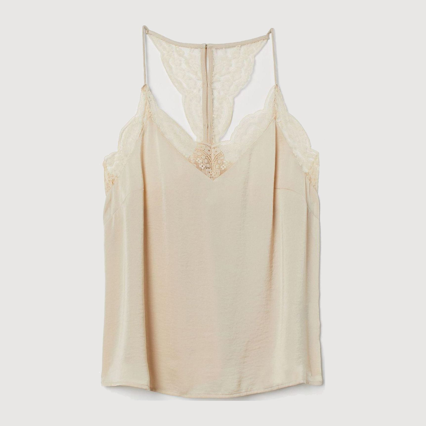 

Топ H&M 8147661-ACTQ M Бежевый
