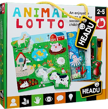 

Игра Монтессори "Животные и места их обитания" - HEADU (20-928239)