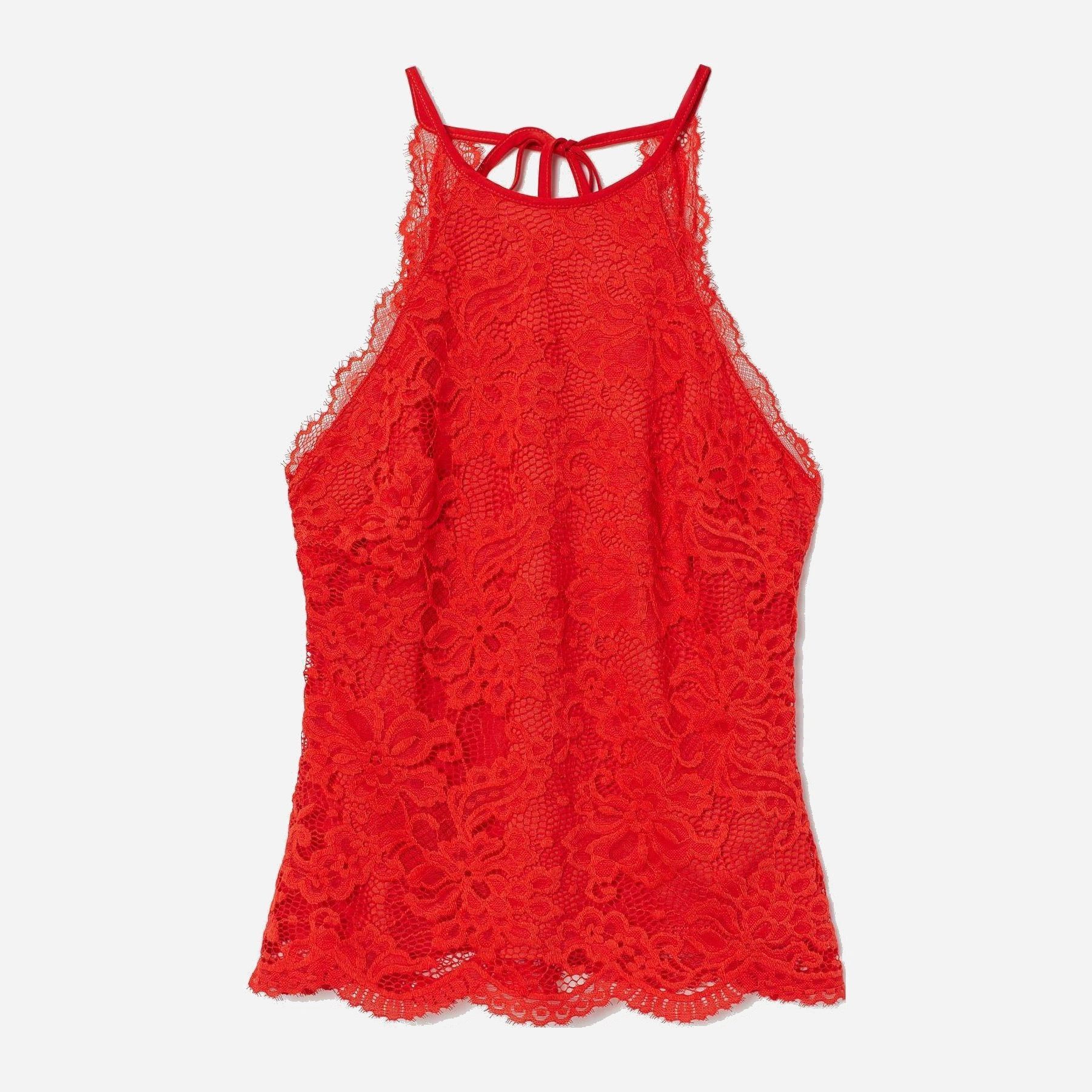 

Топ H&M 7366780-ACVF 46 Красный