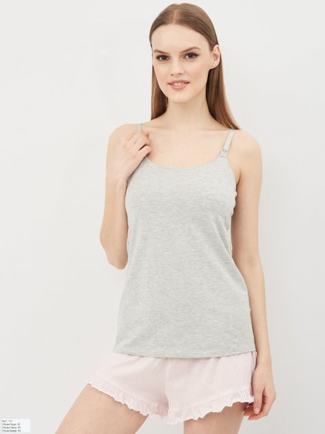 

Майка для кормящих мам H&M 5341649-ABKU M Серая