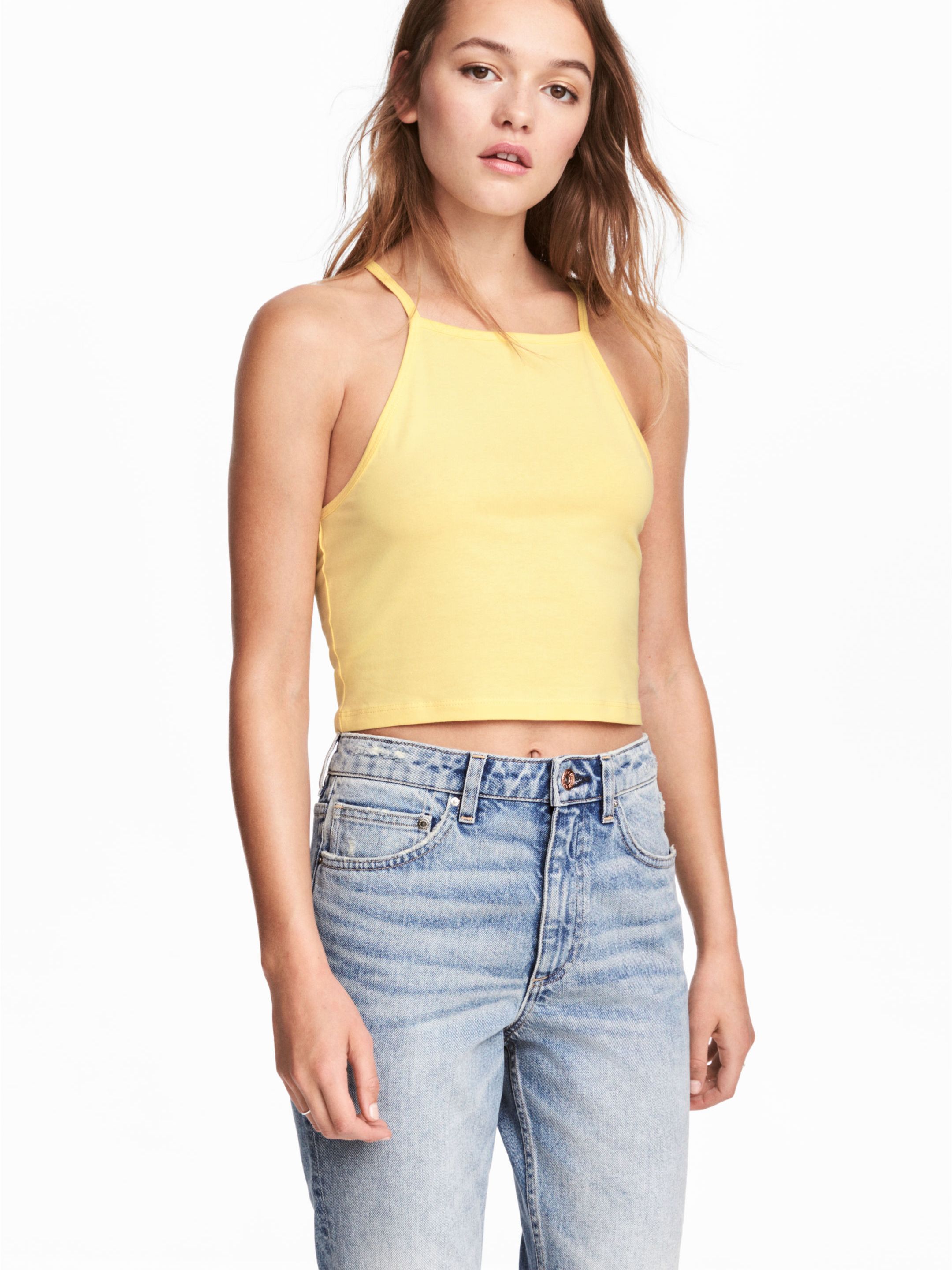 

Топ H&M 3772777-ACUU XS Желтый