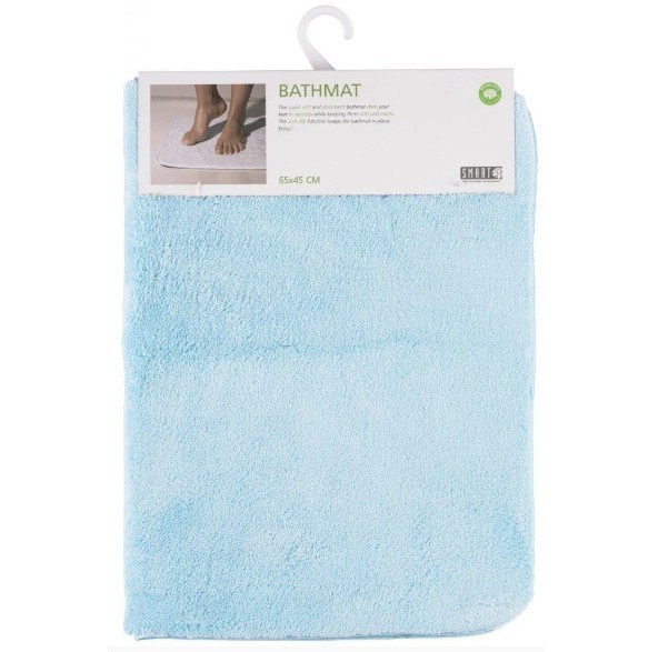 

Коврики в душевую Smart Microfiber System из микрофибры Голубой 80x50см