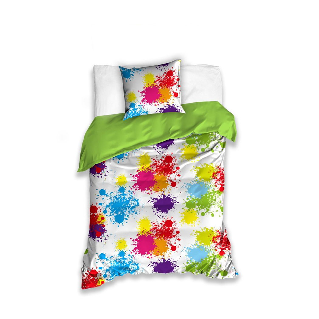 

Постельное белье Красочные Пятна (наволочка+пододеяльник), Оригинальная лицензия Kolorowe Kleksy 160x200 см