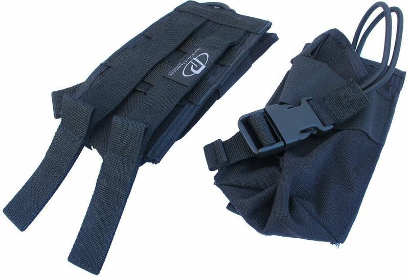 

Подсумок для радиостанции Protective Products Molle Radio Pouch w/Bungee & Clip Release Чорний