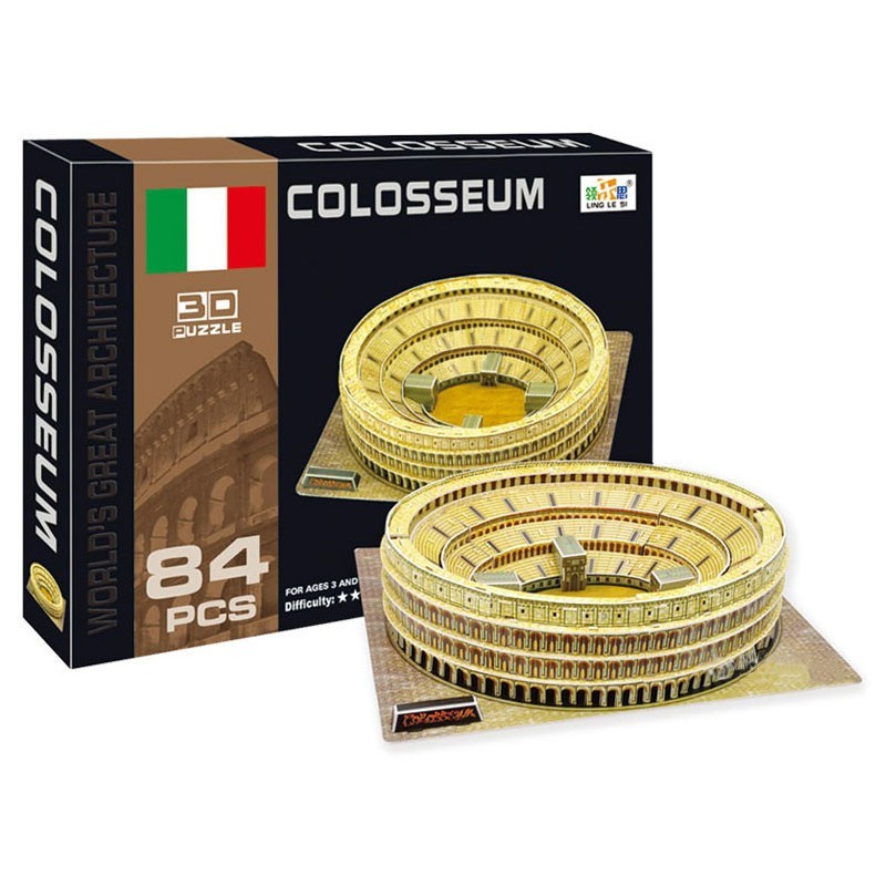 

3D Пазл LLS Колизей 84 детали размер 34x27x8 см (102980)