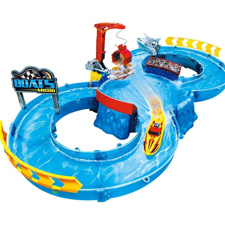 

Игровой набор Penbu Micro Boats водный трек с катером краном и трамплином (4457)