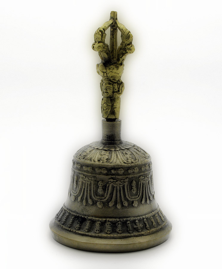 

Колокол Чакровый Бронзовый (№2)(D-8,h-14.5 См)(Непал)(Bell Embose No.2) 3210