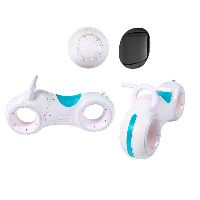 

Беговел детский GS-0020 Bluetooth, LED-подсветка Бело-синий