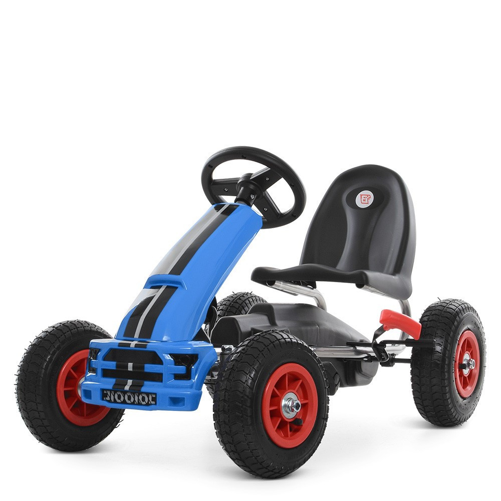 

Детский карт (веломобиль) М 4040-4 Bambi kart с обратным ходом и большими колесами