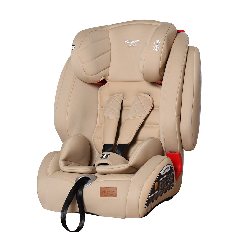 

Автокресло детское от 1 до 12 лет CARRELLO Magnum CRL-9802 Beige Lion группа 1+2+3 ISOFIX+SPS+TOP TETHER