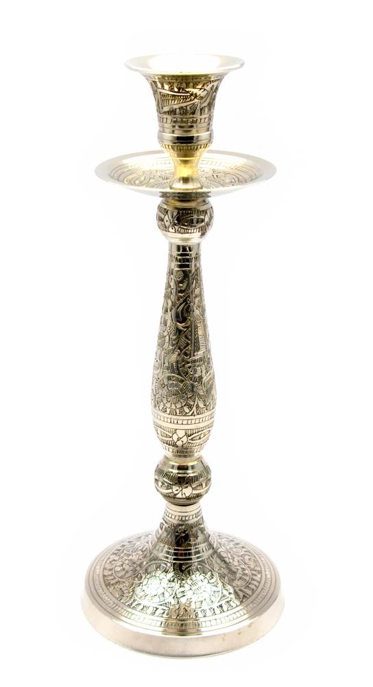 

Подсвечник Бронзовый "серебро" (24,5Х9,5Х9,5 См) 24477