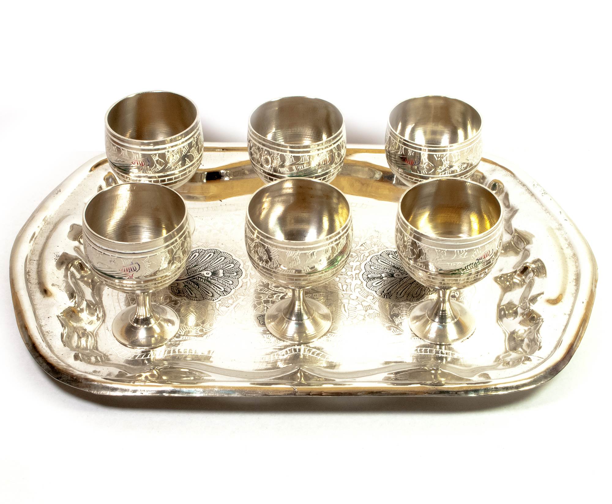 

Рюмки Бронзовые Цветные (Н-Р 6 Шт/30Мл.) (H-6) (17Х19,5Х5,5 См) 30061