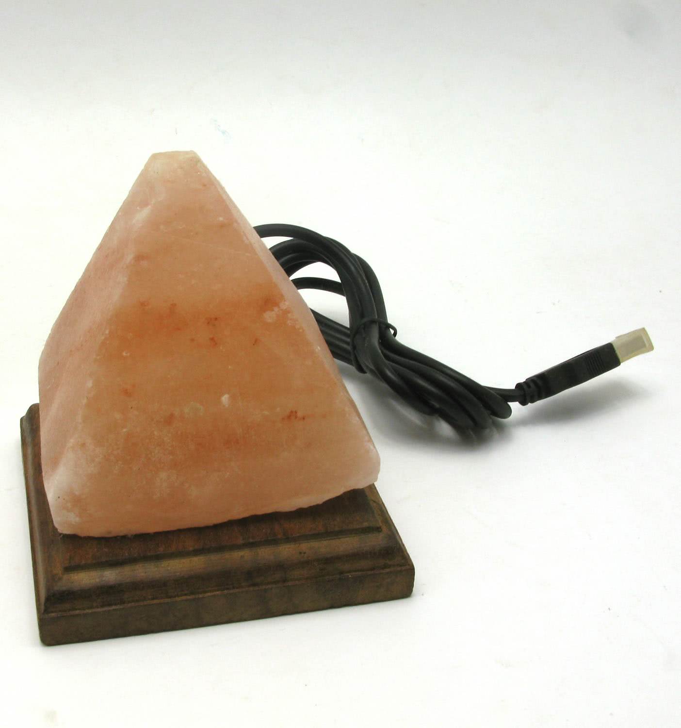

Соляная Лампа Usb; Пирамида; (S-03) (10Х9Х9 См) (Гималайская Соль) 25670
